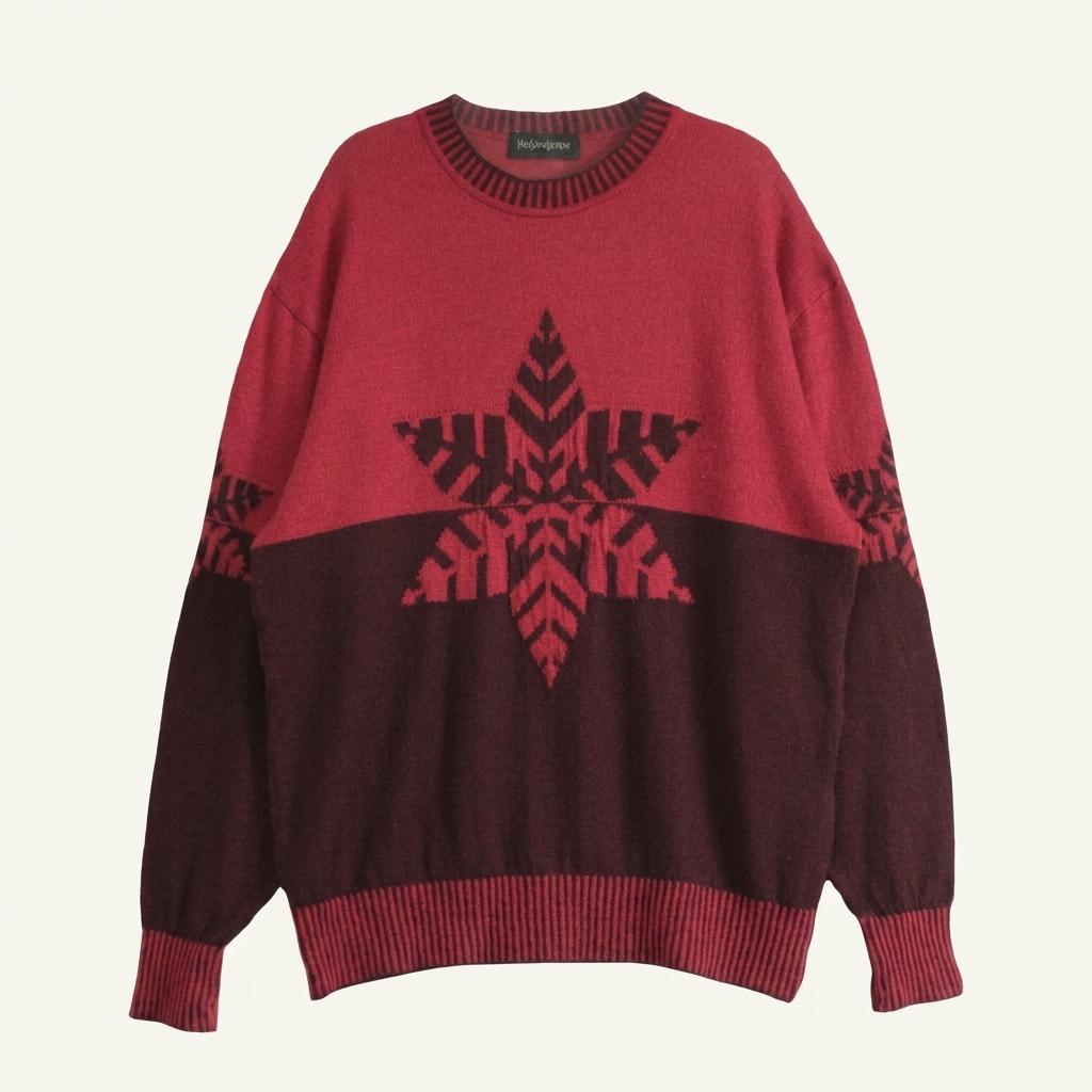 (70%세일) #YVES SAINT LAURENT 울 프린팅 니트 - Men (93911) 1