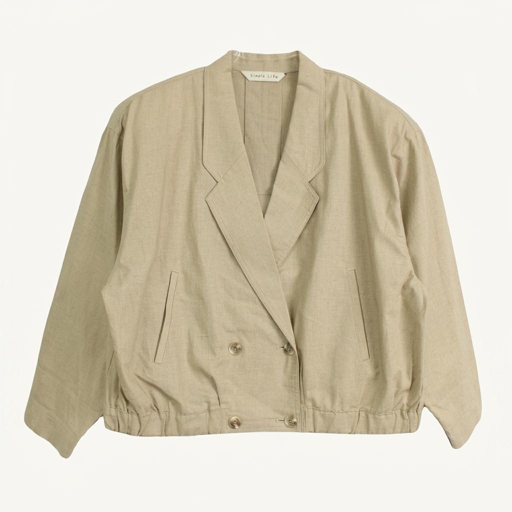 (70%세일) #SIMPLE LIFE 린넨 혼방 블루종 - Women (99232) 1