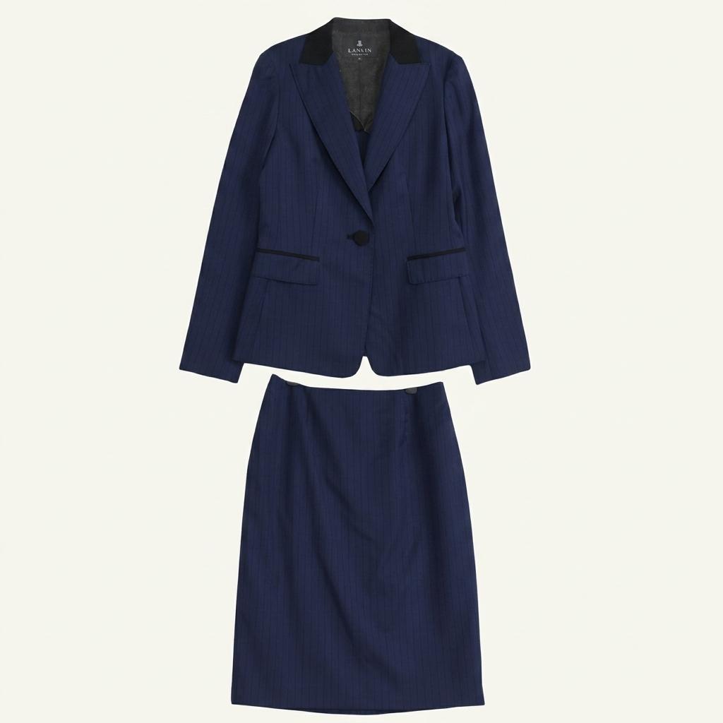 (70%세일) #LANVIN 랑방 울 100% 세트(상의+치마) (98110) 1