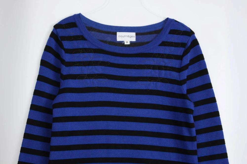 (70%세일) #COURREGES 꾸레쥬 울혼방 스트라이프 니트 (98114) 3