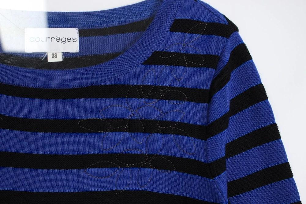 (70%세일) #COURREGES 꾸레쥬 울혼방 스트라이프 니트 (98114) 4