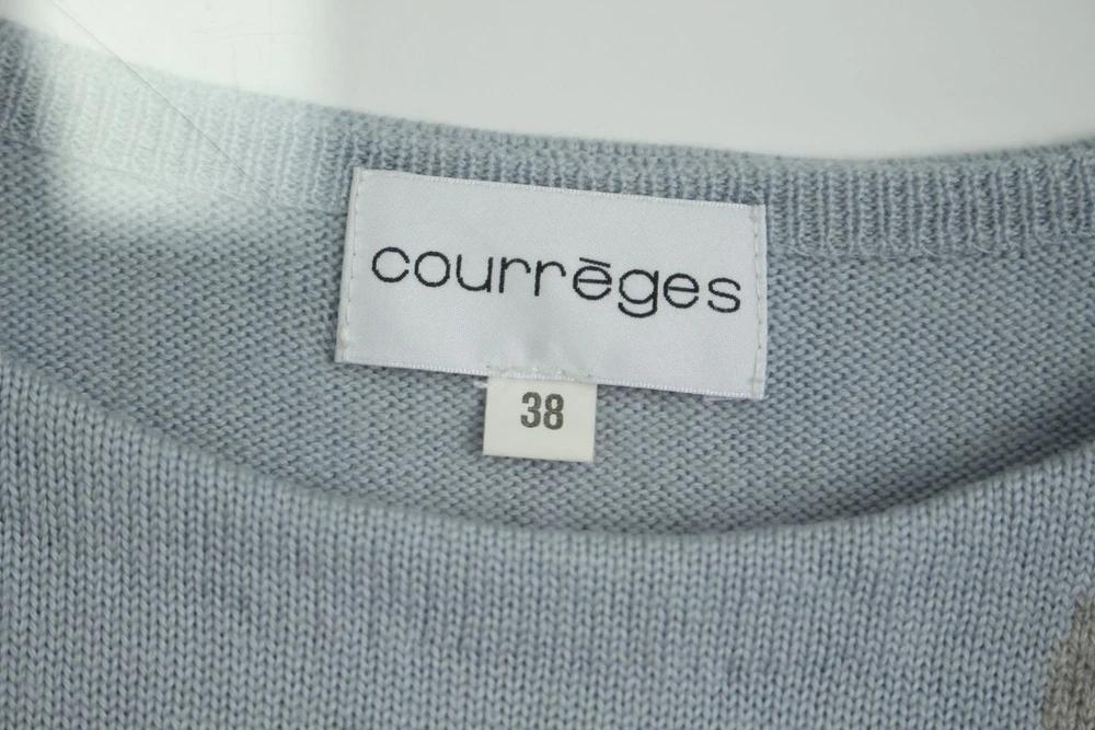 (70%세일) #COURREGES 꾸레쥬 울 100% 로고 니트 (98115) 8