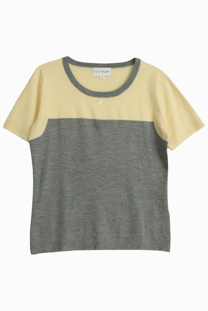 (70%세일) #COURREGES 꾸레쥬 울 혼방 로고 니트 - Women (98118) 2