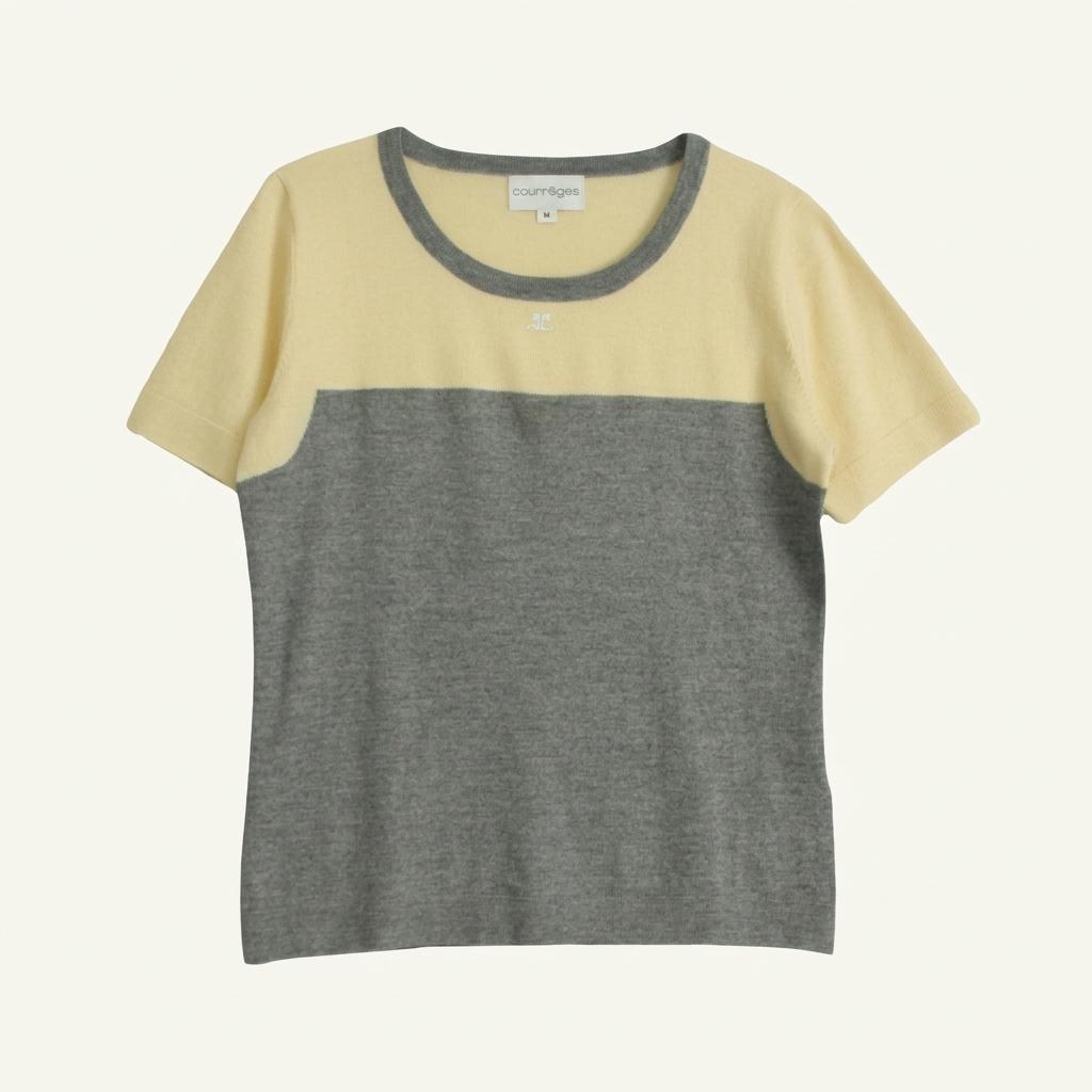 (70%세일) #COURREGES 꾸레쥬 울 혼방 로고 니트 - Women (98118) 1