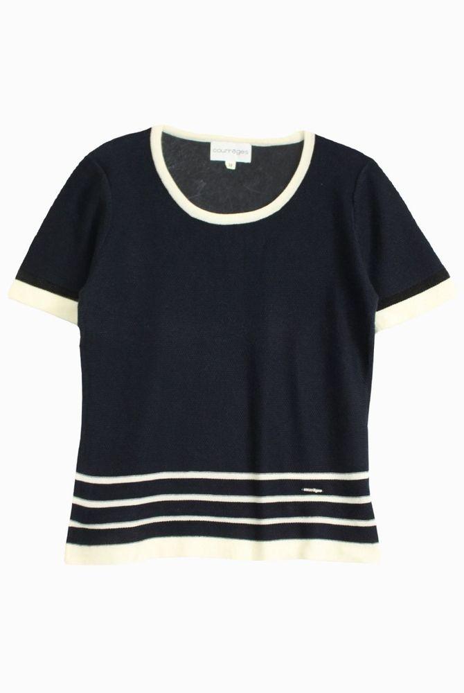 (70%세일) #COURREGES 꾸레쥬 코튼 혼방 로고 티셔츠 (98121) 2
