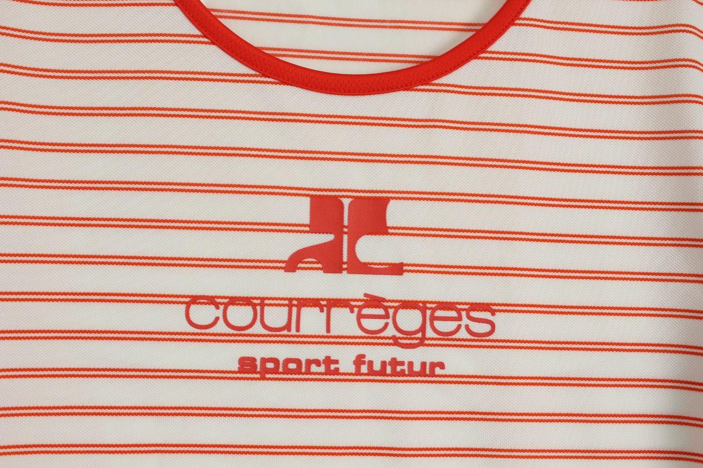 (70%세일) #COURREGES 꾸레쥬 폴리100% 스트라이프 티셔츠 (97651) 6