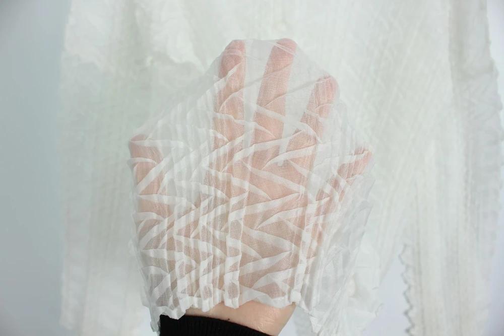 (70%세일) #ISSEY MIYAKE 이세이 미야케 폴리100% 블라우스 (97406) 7