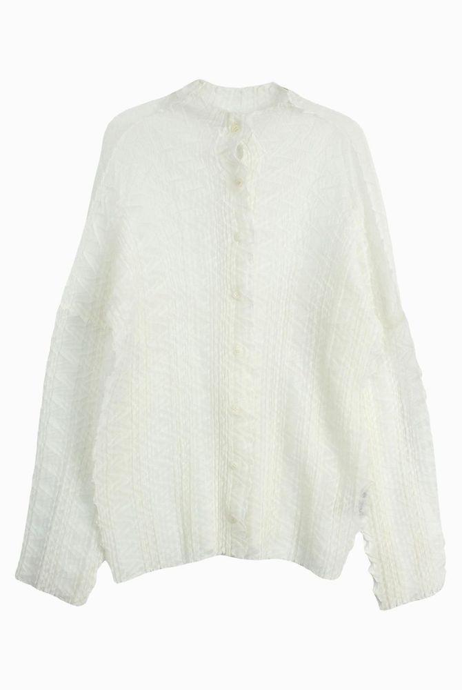 (70%세일) #ISSEY MIYAKE 이세이 미야케 폴리100% 블라우스 (97406) 2