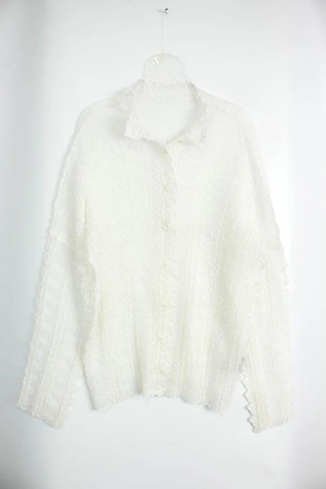 (70%세일) #ISSEY MIYAKE 이세이 미야케 폴리100% 블라우스 (97406) 3