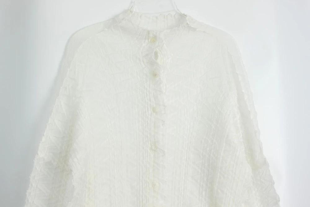 (70%세일) #ISSEY MIYAKE 이세이 미야케 폴리100% 블라우스 (97406) 4