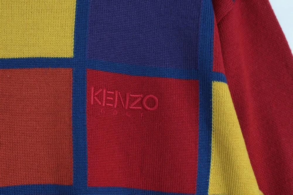 (70%세일) #KENZO GOLF 겐조 골프 울 혼방 체크 니트 (96920) 5