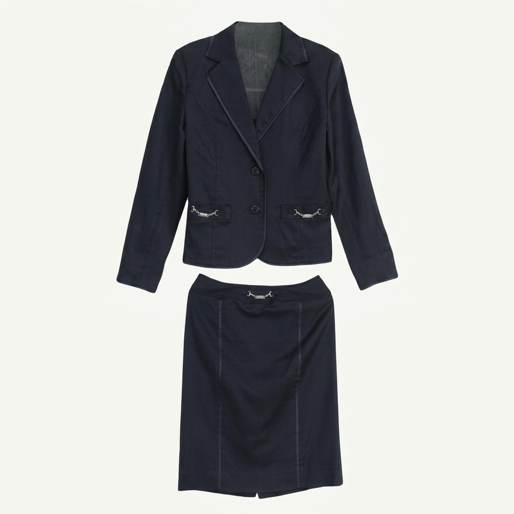 (70%세일) #COURREGES 꾸레쥬 실크 혼방 세트(상의+치마) (96902) 1