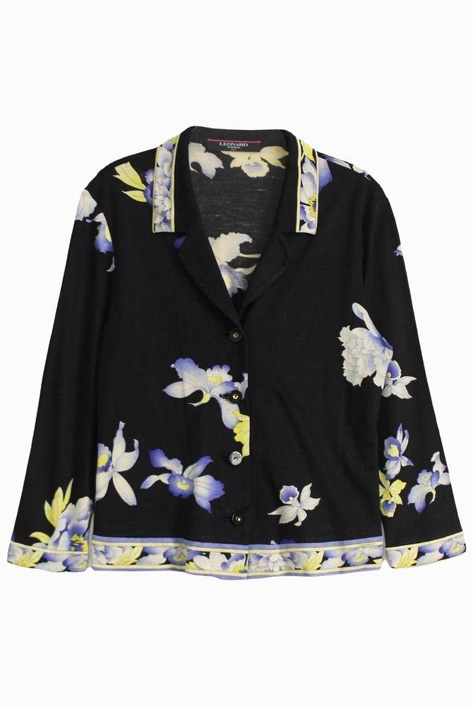 (70%세일) #LEONARD 레오날드 울 혼방 플라워 블라우스 - Women (827) 2