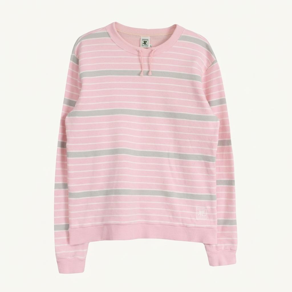 (70%세일) #COURREGES 꾸레쥬 코튼 100% 로고 스트라이프 탑 (99838) 1