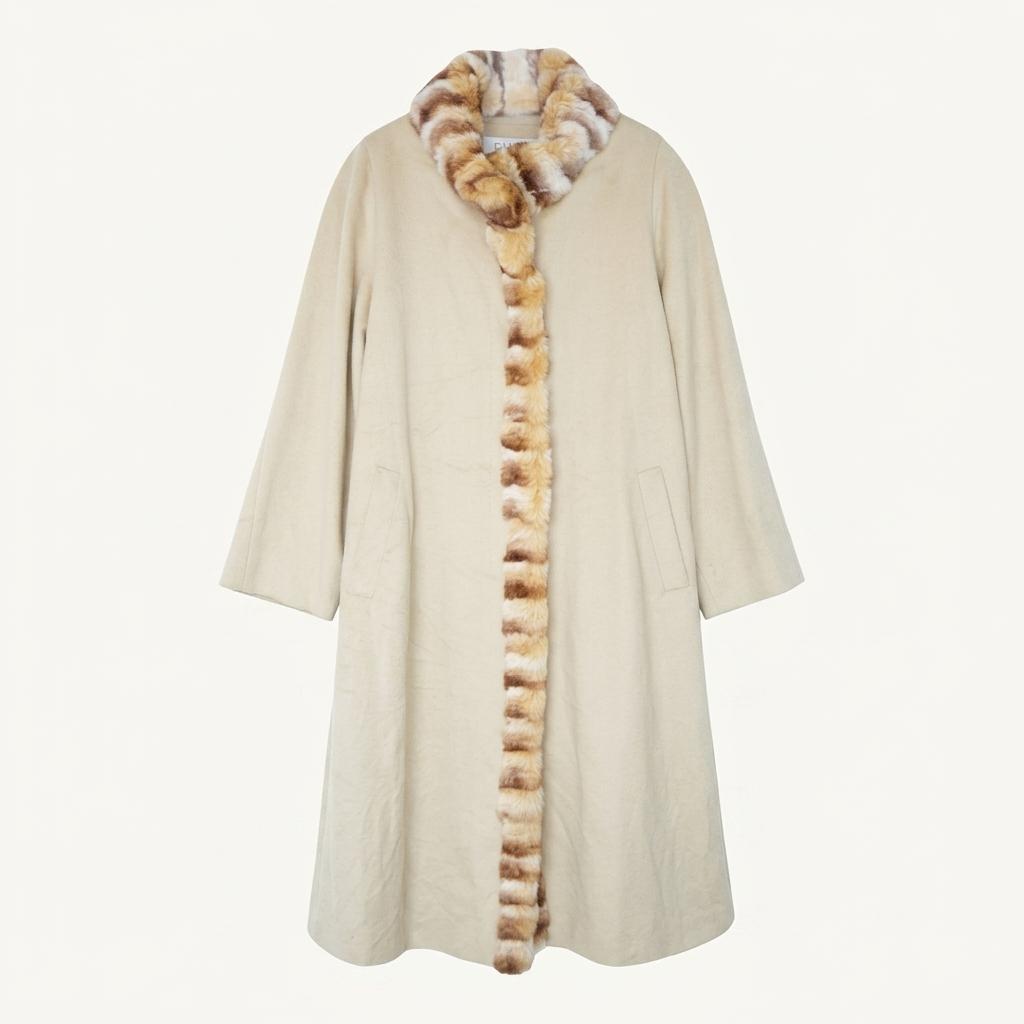 (70%세일) #BALMAIN 앙고라 & 실크 혼방 코트 - Women (2426) 1