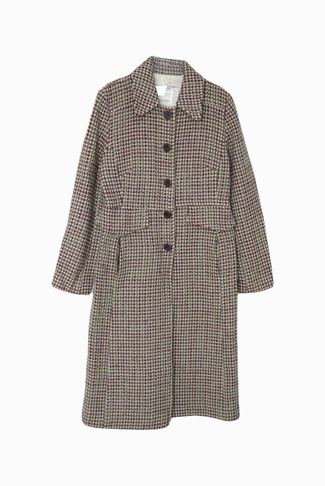 (70%세일) #KATHARINE HAMNETT LONDON 체크 코트 (2328) 2