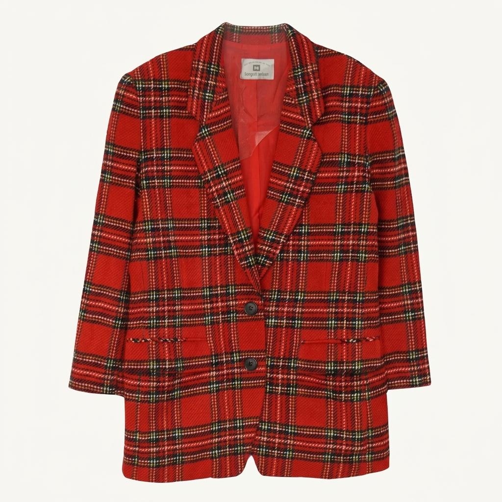 (70%세일) #BONGOUT MAISON 울 혼방 체크 자켓 - Women (1761) 1