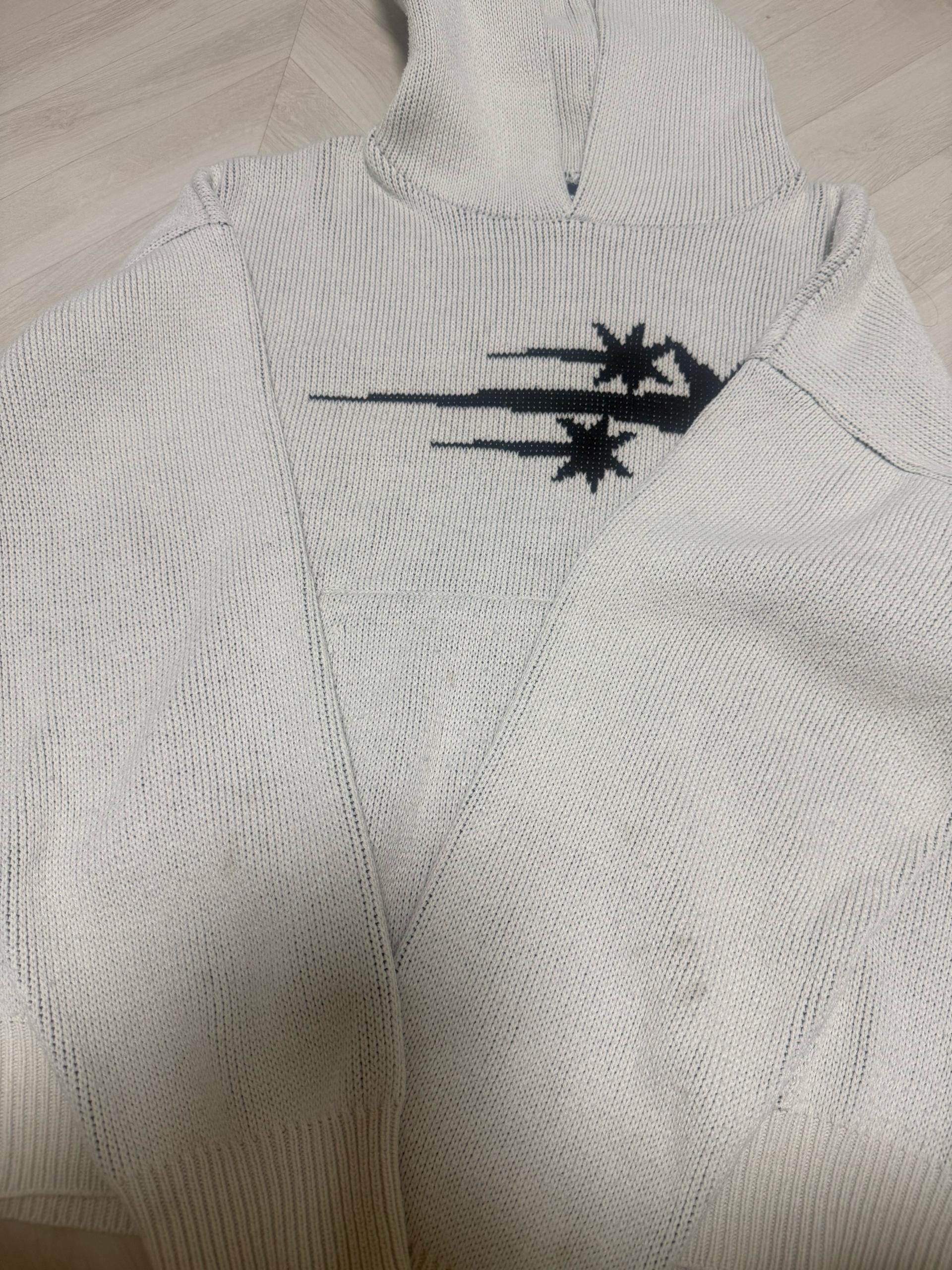 나이스코스트클럽 후드티 3stars logo knit hoodie_ivory (s사이즈)) 5