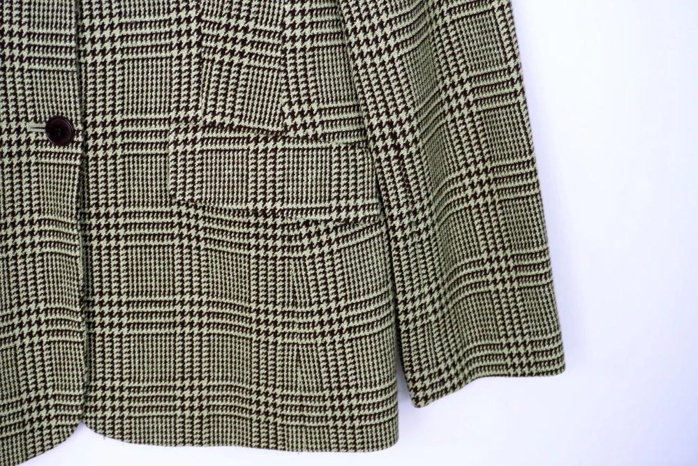 (70%세일) #AQUASCUTUM 아쿠아스큐덤 울&실크 체크 자켓 (3915) 5