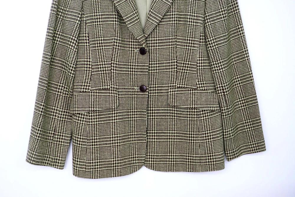(70%세일) #AQUASCUTUM 아쿠아스큐덤 울&실크 체크 자켓 (3915) 4