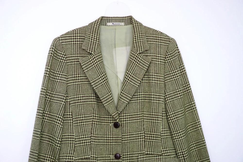 (70%세일) #AQUASCUTUM 아쿠아스큐덤 울&실크 체크 자켓 (3915) 3