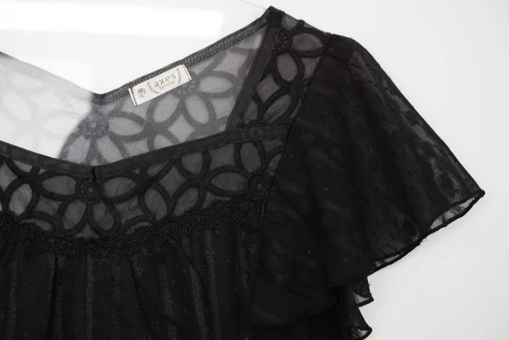 (70%세일) #AXES FEMME 엑시즈팜 폴리 혼방 블라우스 - Women (3810) 4