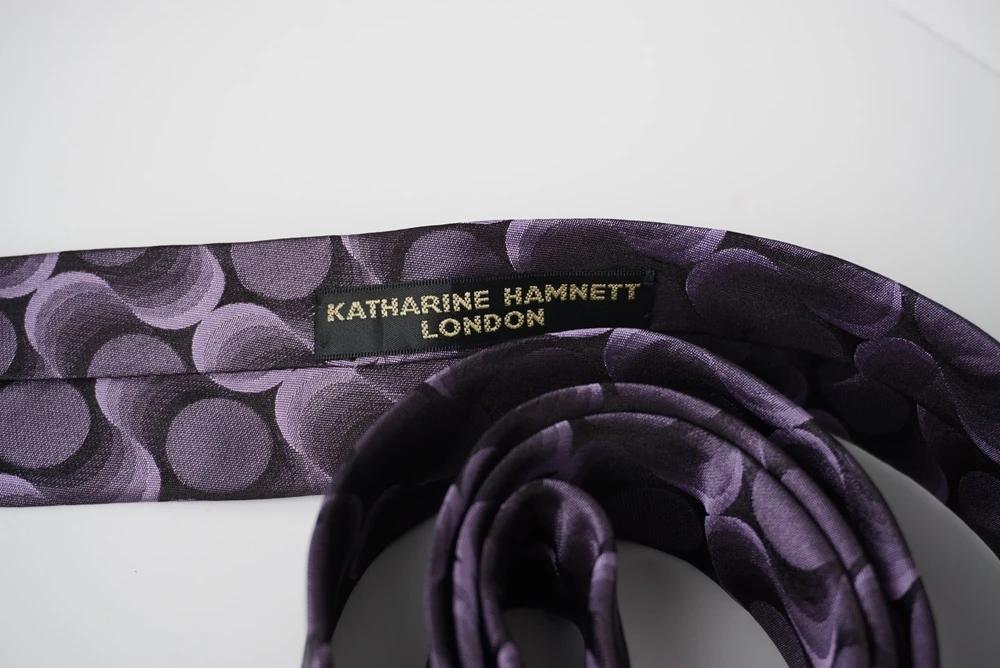 세일 KATHARINE HAMNETT LONDON 실크 100% 넥타이 (3590) 3