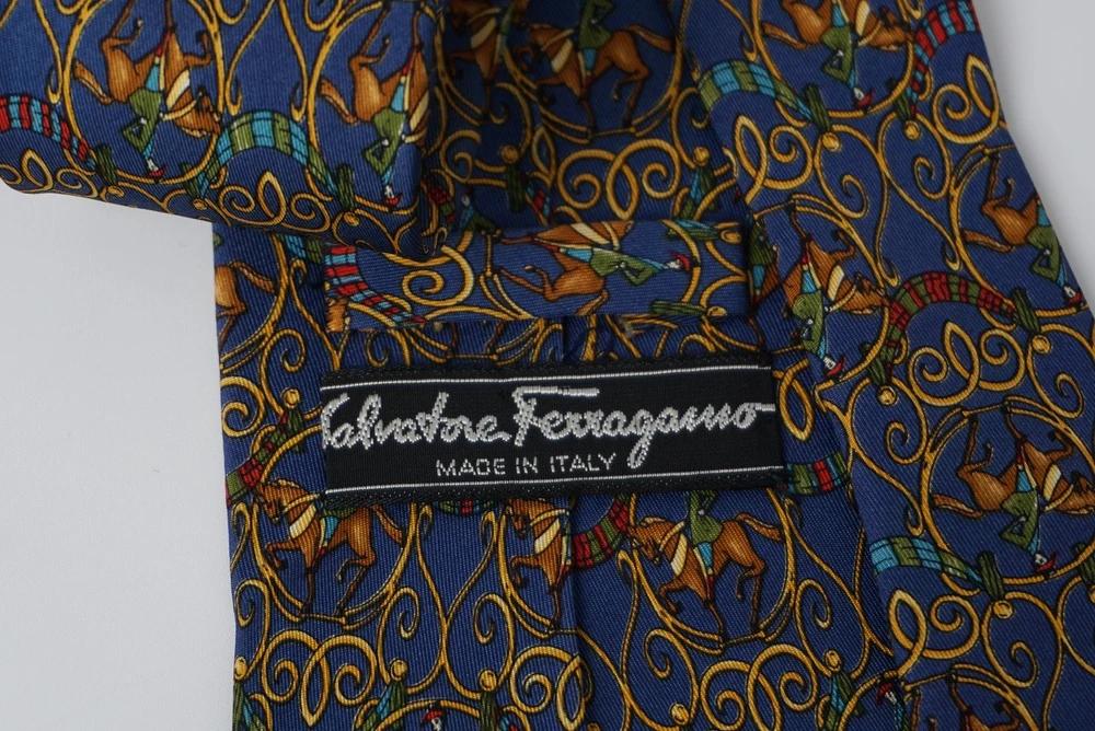 #SALVATORE FERRAGAMO 살바토레 페레가모 실크 100% 넥타이 (3579) 6