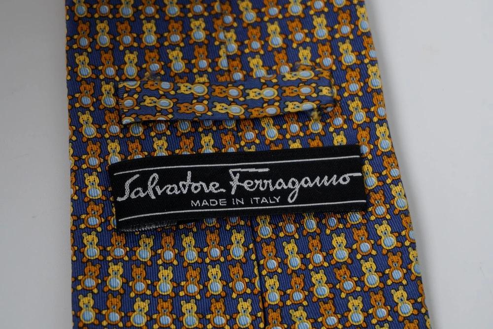 #SALVATORE FERRAGAMO 살바토레 페레가모 실크 100% 넥타이 (3571) 5