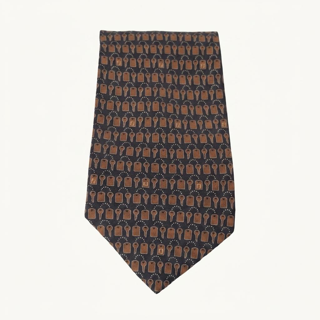 (70%세일) #FENDI 펜디 실크 100% 넥타이 (3560) 1