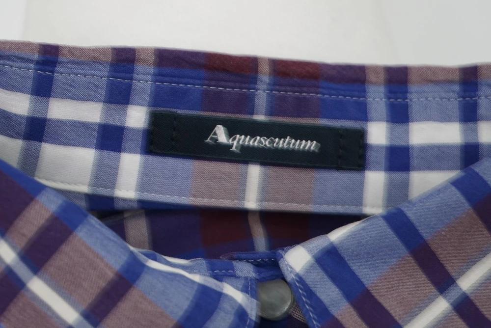 (70%세일) #AQUASCUTUM 아쿠아스큐덤 코튼 100% 체크 셔츠 (4354) 7