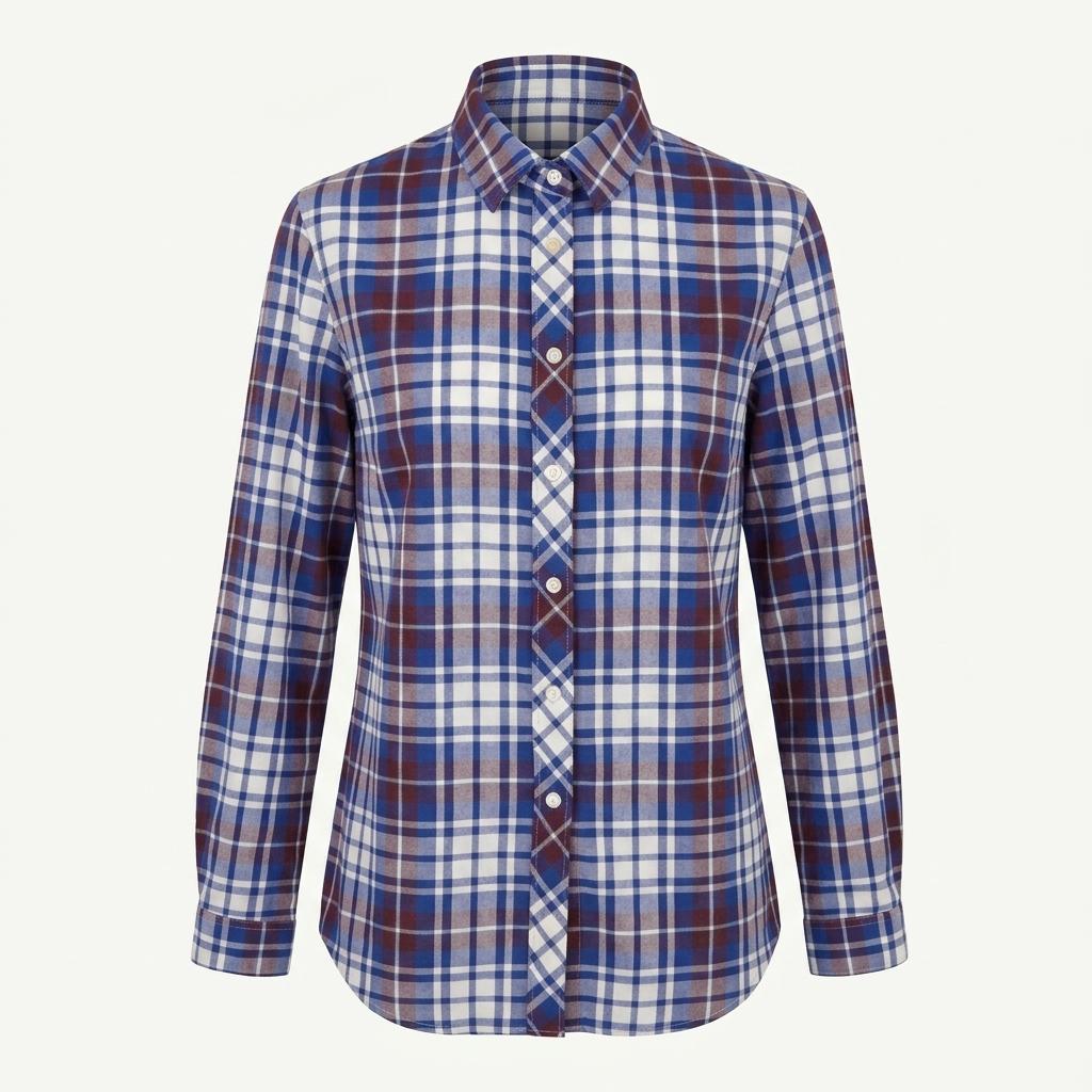 (70%세일) #AQUASCUTUM 아쿠아스큐덤 코튼 100% 체크 셔츠 (4354) 1