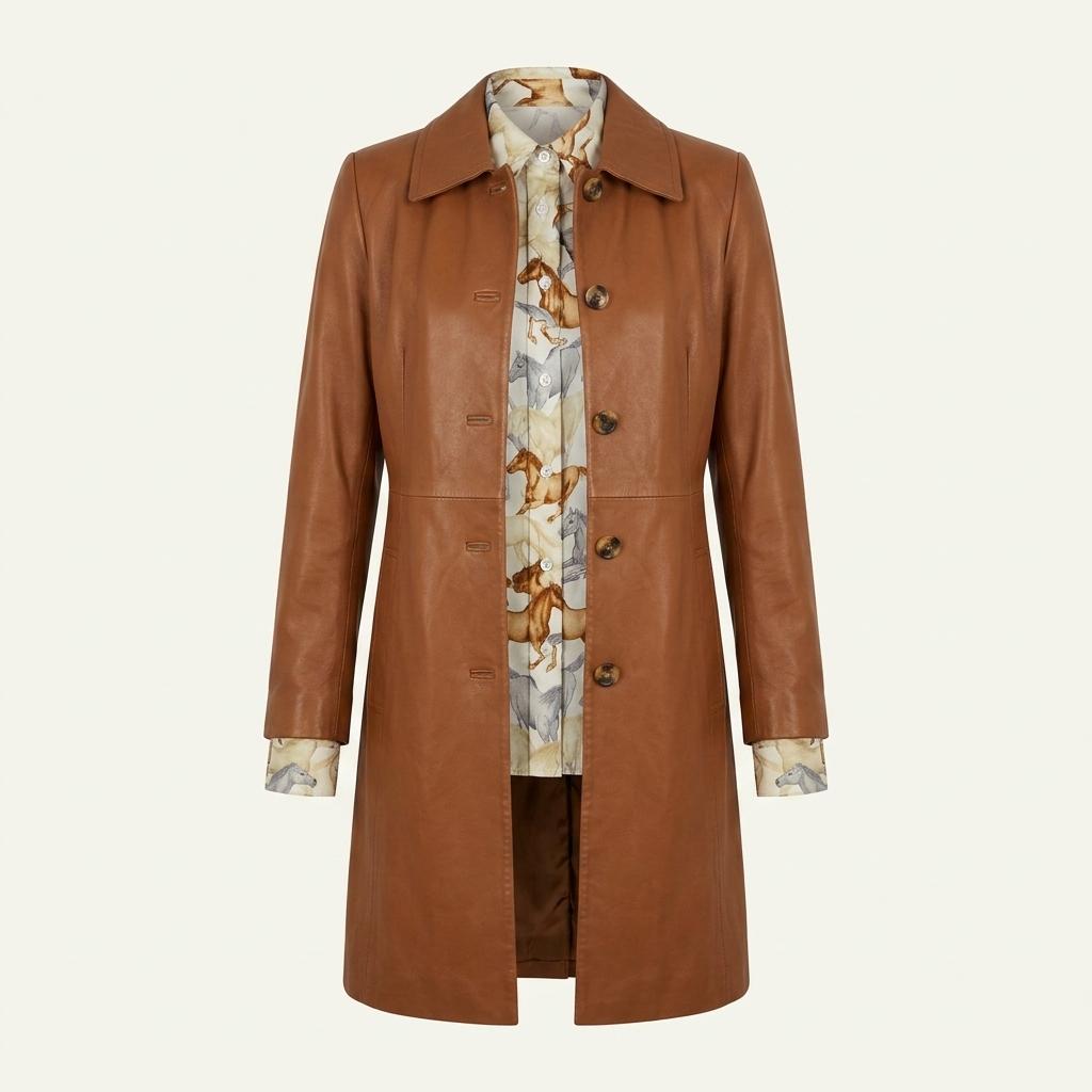 세일 #LATORRE SAGAFOX FUR 사가폭스퍼 카라 양가죽 코트 (4391) 1