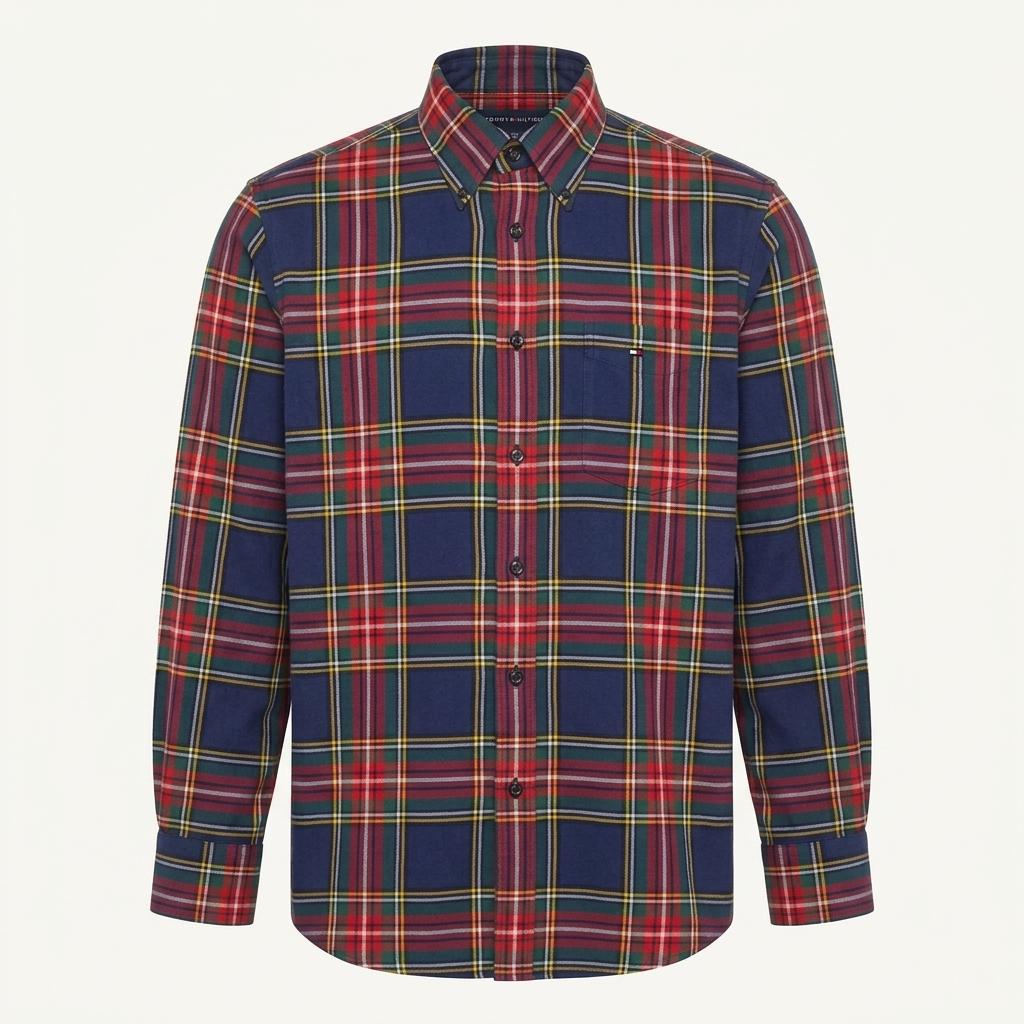 (70%세일) #TOMMY HILFIGER 타미힐피거 코튼 100% 체크 셔츠 (4256) 1