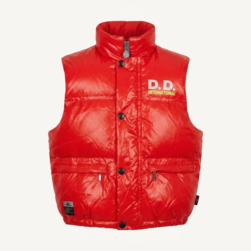 세일 #DESENTE DECOR 90's 데상트 나일론 코티드 다운 패딩 조끼 (4251) 1