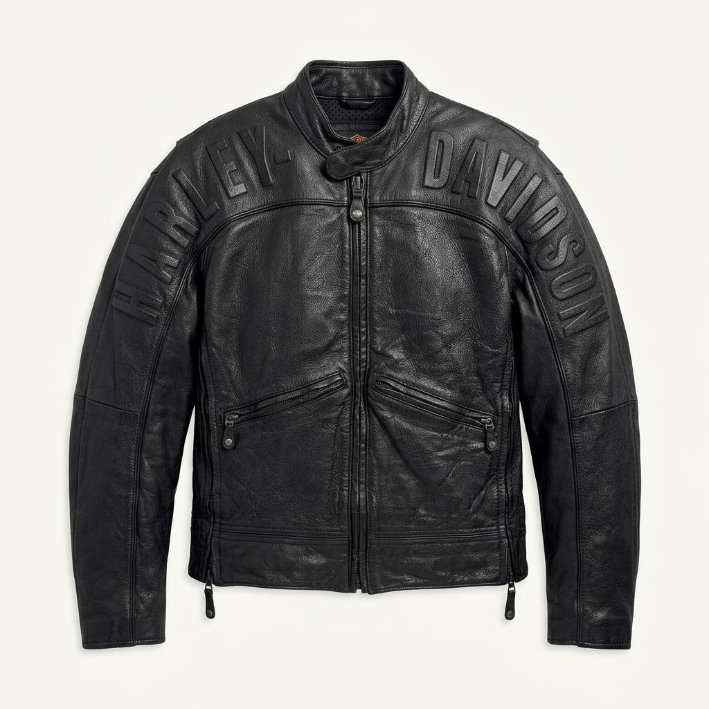 세일 #HARLEY DAVIDSON 할리데이비슨 소가죽 라이더 집업 자켓 (4136) 1