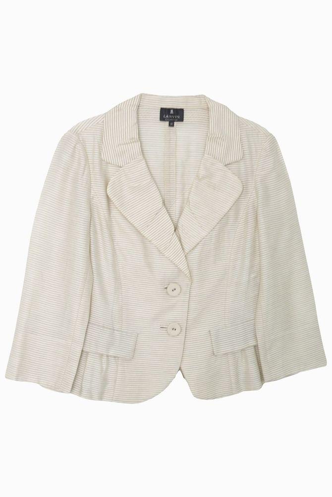 (70%세일) #LANVIN 랑방 실크 혼방 자켓 - Women (4057) 2