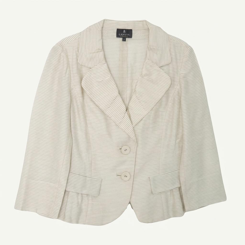 (70%세일) #LANVIN 랑방 실크 혼방 자켓 - Women (4057) 1