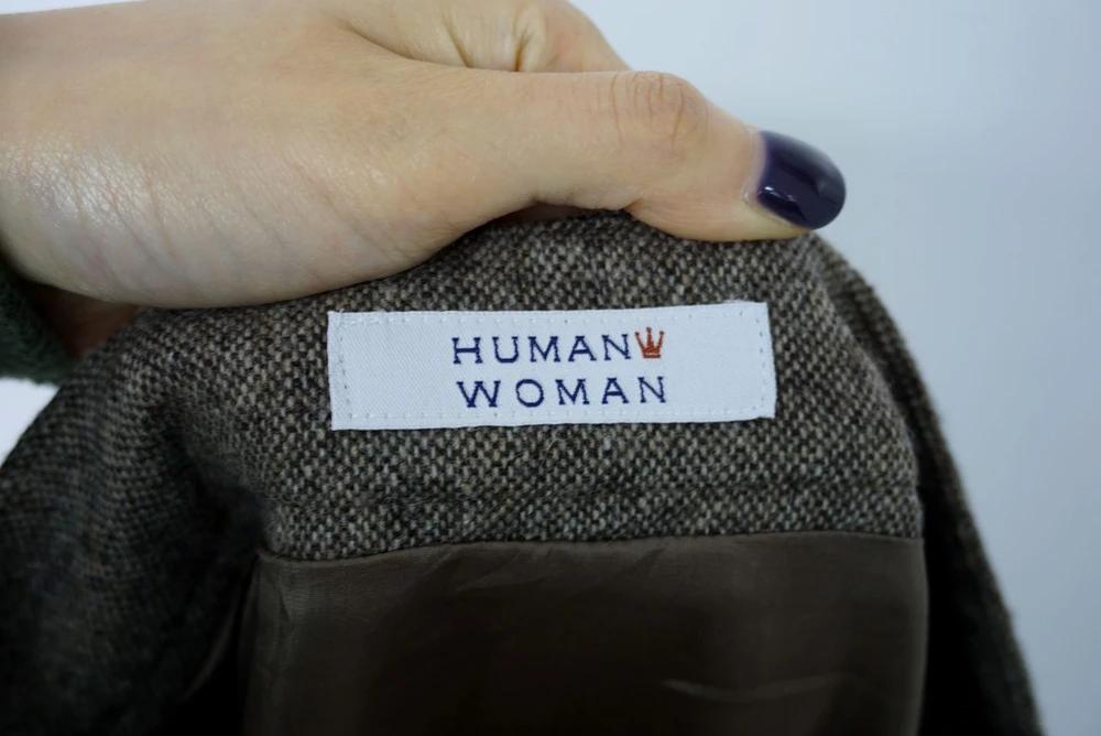 (70%세일) HUMAN WOMAN 울 혼방 스커트 - Women (4007) 8