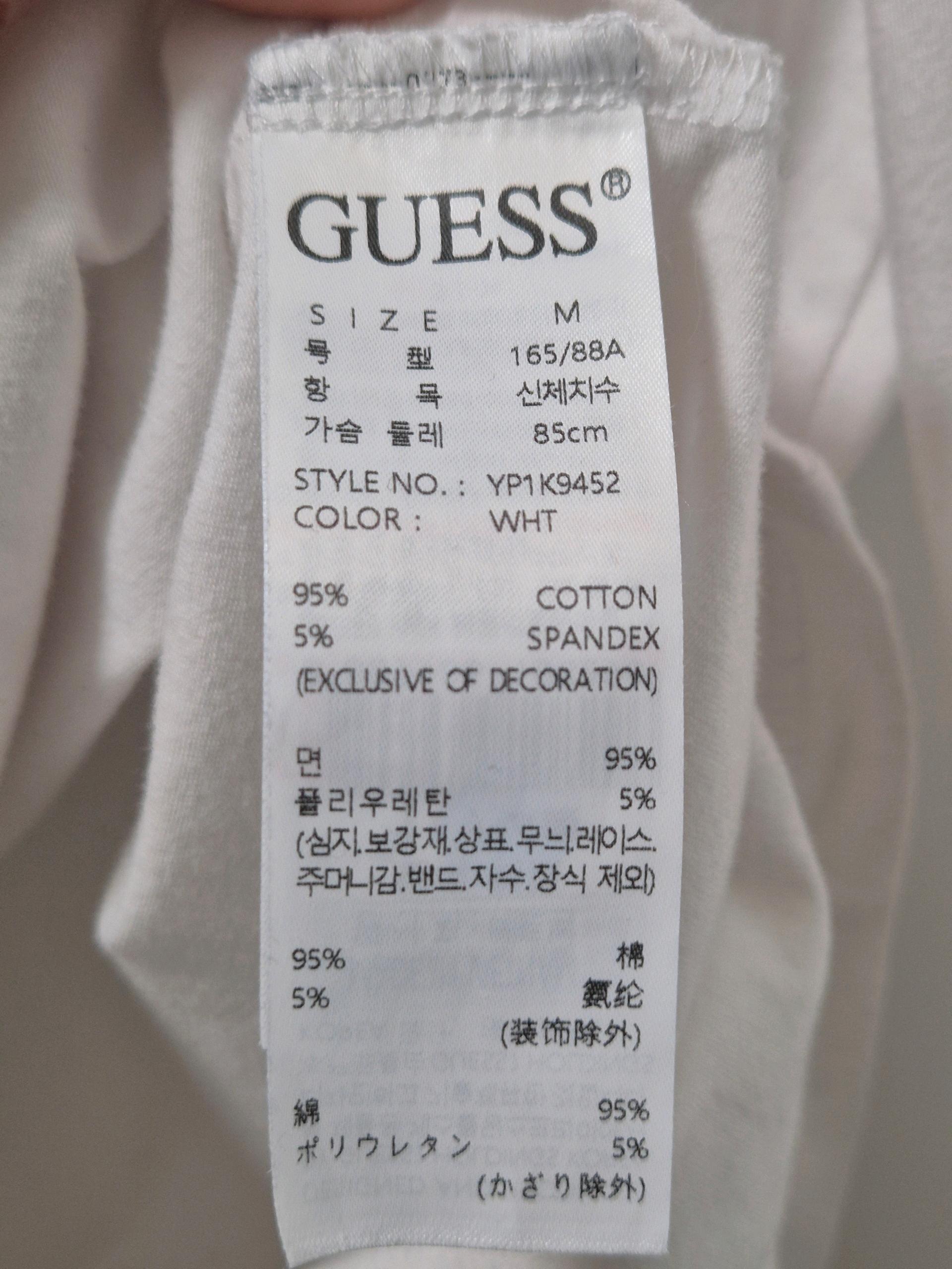 게스 브이넥기본티셔츠 M 7