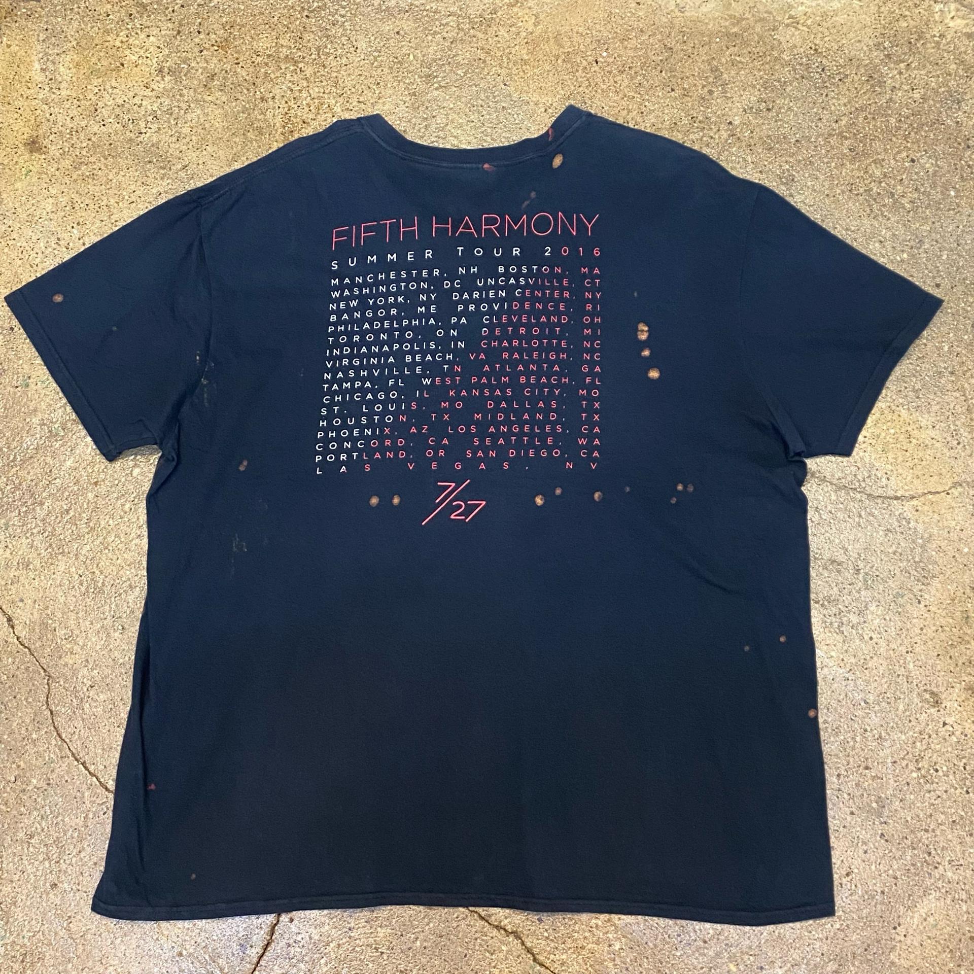 미국 빈티지 피프티 하모니 FIFTY HARMONY 락티셔츠 반팔티 7