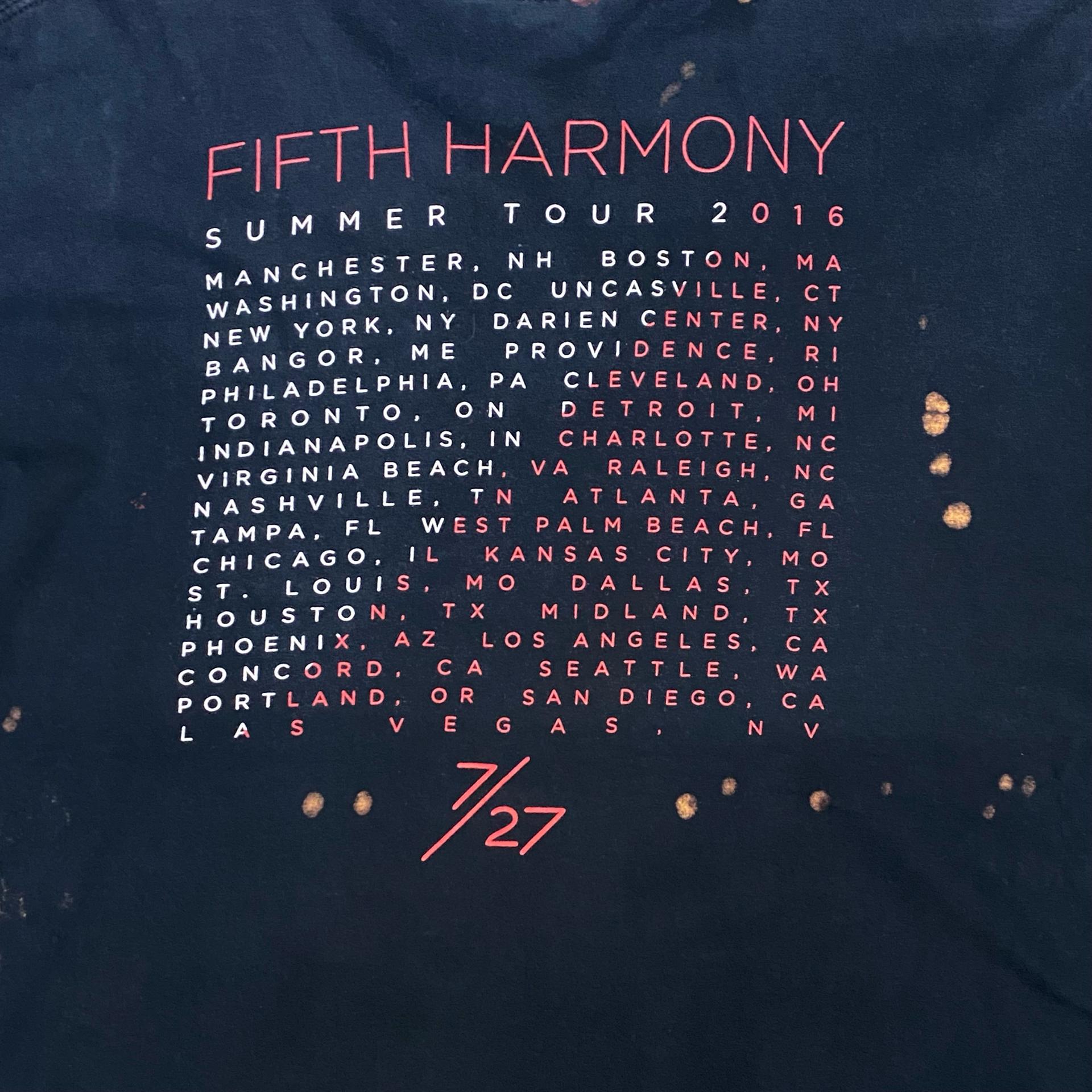 미국 빈티지 피프티 하모니 FIFTY HARMONY 락티셔츠 반팔티 9