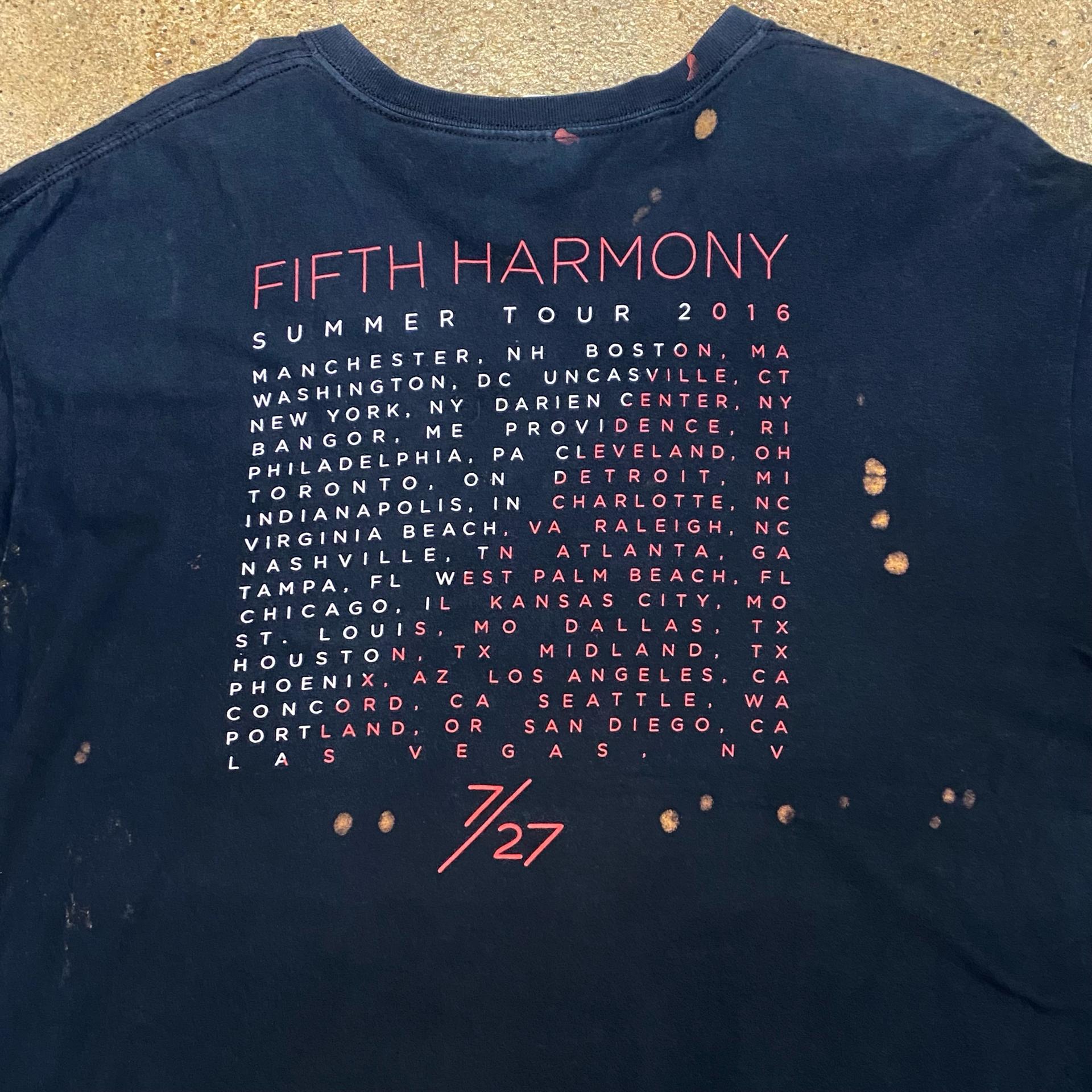 미국 빈티지 피프티 하모니 FIFTY HARMONY 락티셔츠 반팔티 8