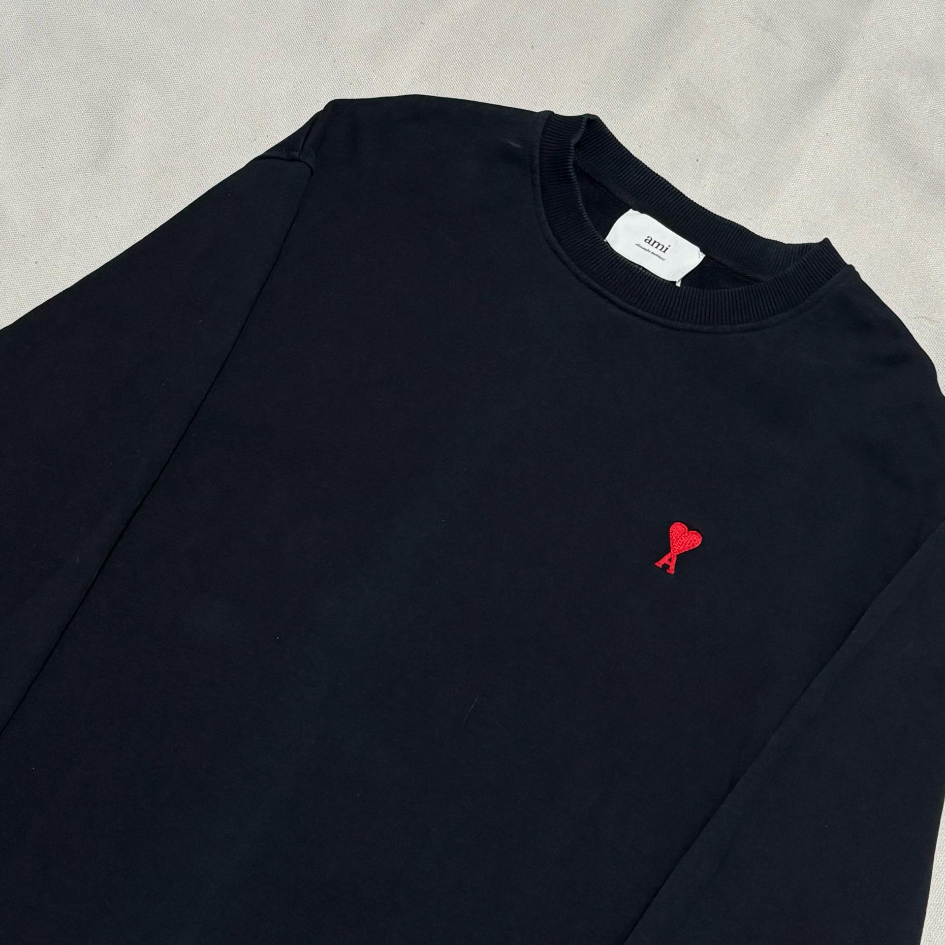 XL Ami 블랙 맨투맨 2