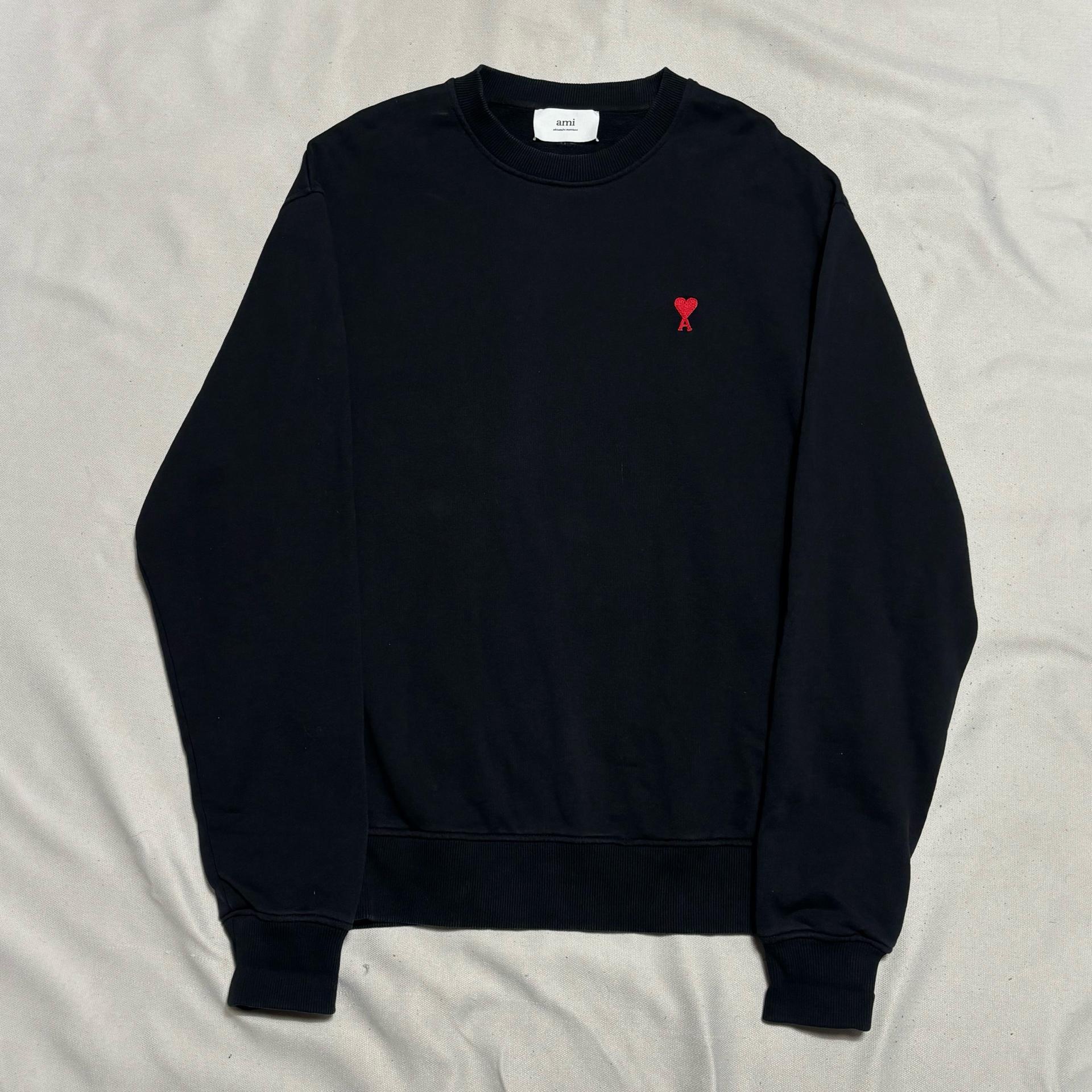 XL Ami 블랙 맨투맨 3