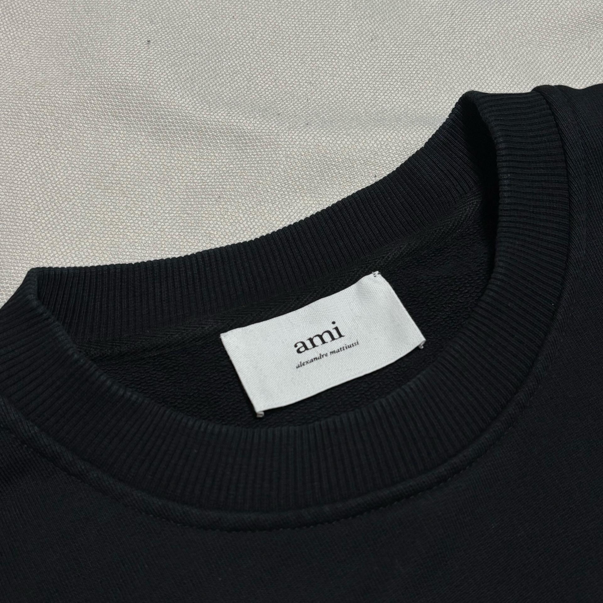 XL Ami 블랙 맨투맨 5