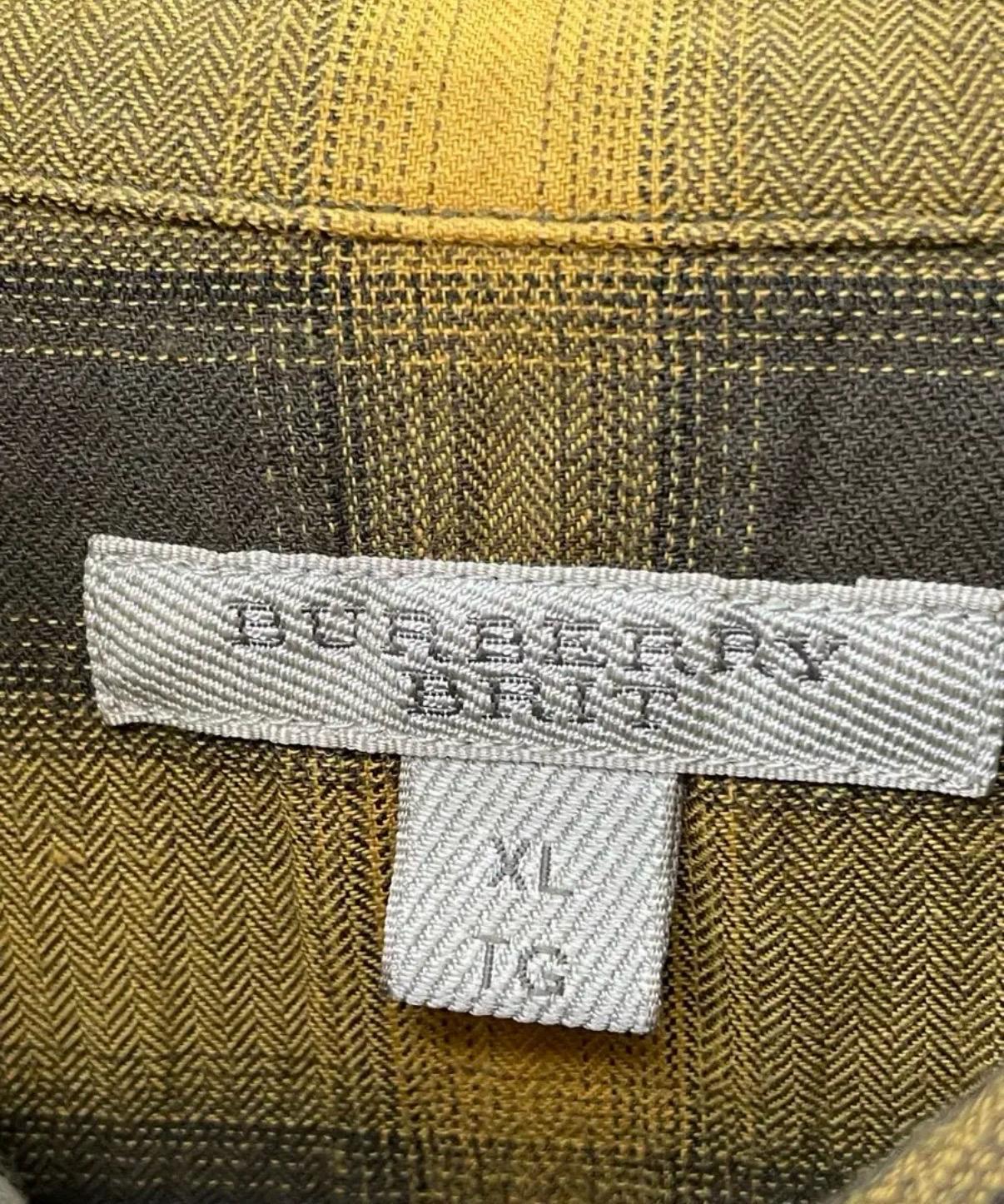 [정품] 버버리(Burberry ) 노바체크 견장 셔츠 95 3