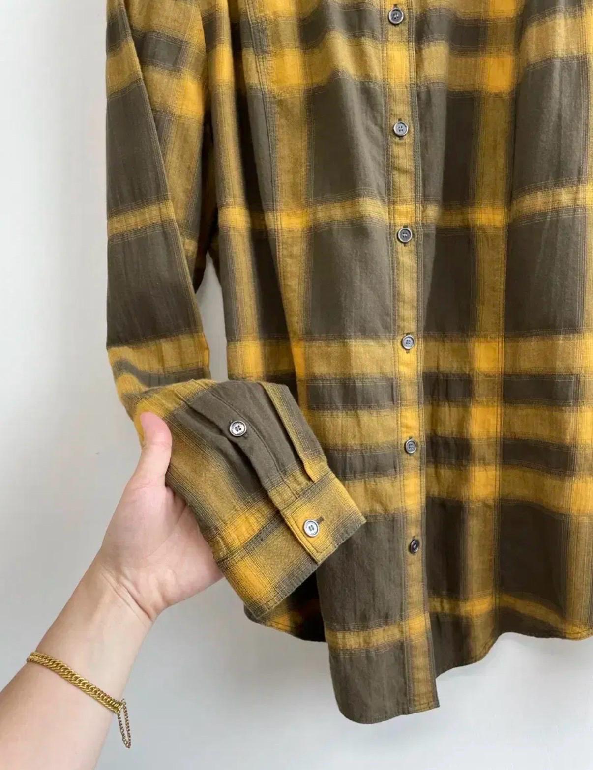 [정품] 버버리(Burberry ) 노바체크 견장 셔츠 95 9