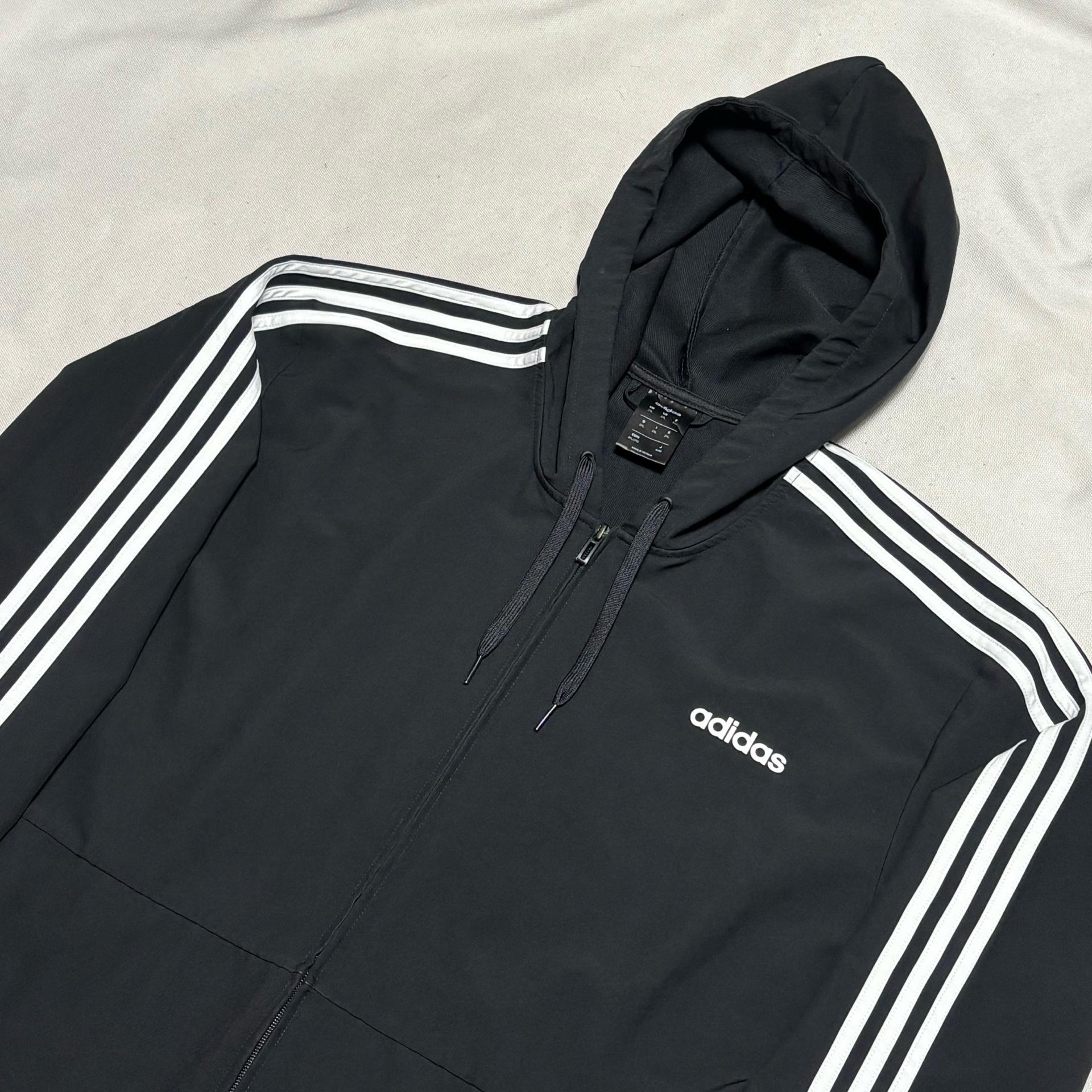 2XL 아디다스 블랙 바람막이 2