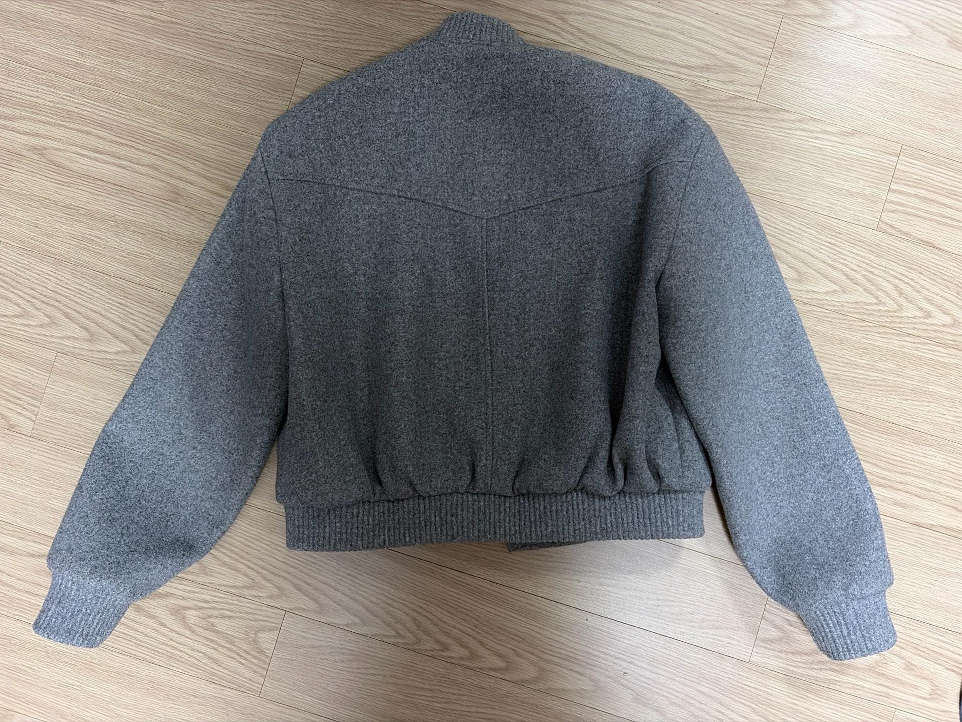 자라 그레이 여성 봄버 자켓 XS 3